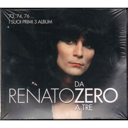 Renato Zero TRIPLO  CD Da Zero A Tre Nuovo Sigillato 0886979787926