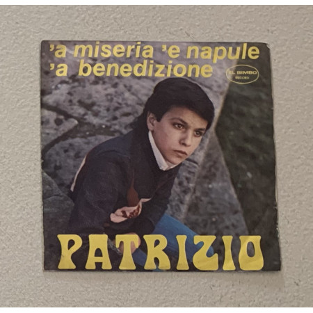 Patrizio Vinile 7" 45 giri 'A Miseria 'E Napule / 'A Benedizione / DT010 Nuovo