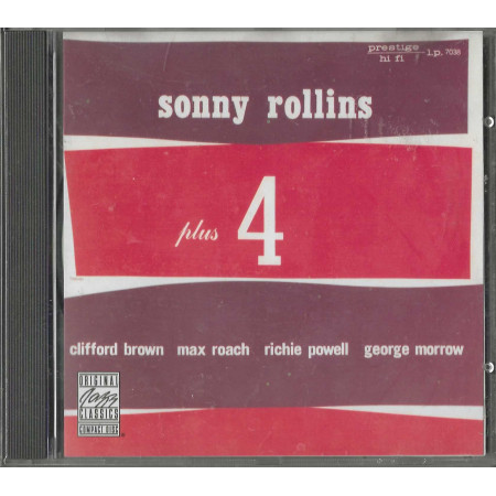 Sonny Rollins CD Plus 4 / Original Jazz Classics – OJCCD2432 Sigillato