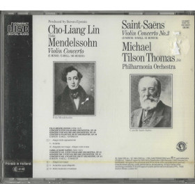 Cho Liang Lin CD Mendelssohn: Violin Con, Saint Saens: Violin Con. No. 3 / Sigillato Cho Liang Lin CD Mendelssohn: Violin Con, Saint Saens: Violin Con. No. 3 / Sigillato