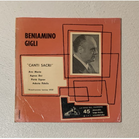 Beniamino Gigli Vinile 7" 45 giri Canti Sacri / 7ERQ134 Nuovo Beniamino Gigli Vinile 7" 45 giri Canti Sacri / 7ERQ134 Nuovo