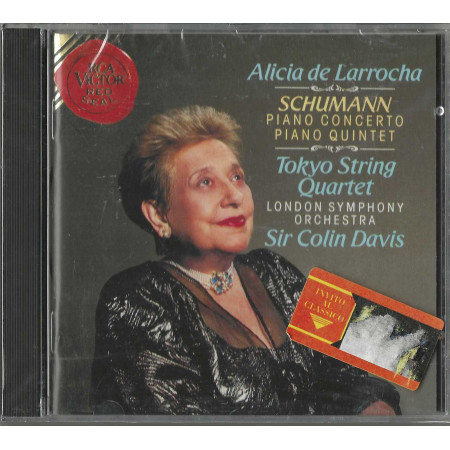 De Larrocha, Schumann CD Piano Concerto / RCA Victor – 09026612792 Sigillato