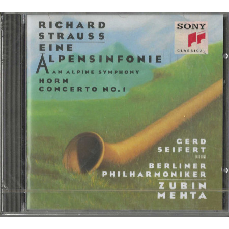 Strauss, Seifert, Mehta CD Alpensinfonie, Horn Concerto / SK 45800 Sigillato
