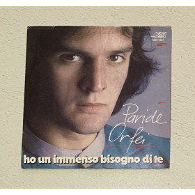 Paride Orfei Vinile 7" 45 giri Ho Un Immenso Bisogno Di Te / NBR2007 Nuovo Paride Orfei Vinile 7" 45 giri Ho Un Immenso Bisogno Di Te / NBR2007 Nuovo