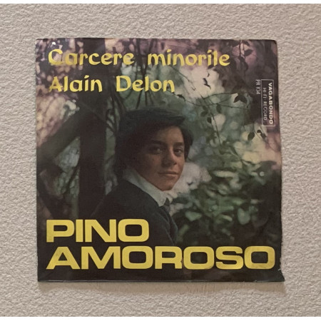 Pino Amoroso Vinile 7" 45 giri Carcere Minorile / Alain Delon / PR104 Nuovo