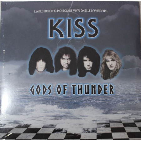 Kiss LP Vinile Gods Of Thunder (Blue & White) / CPLTIV009 Sigillato
