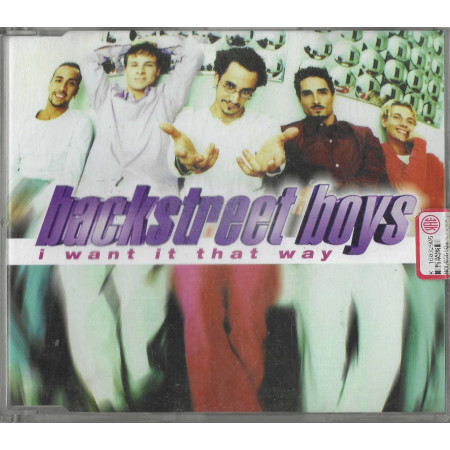 Backstreet Boys CD 'S Singolo I Want It That Way / Jive – 7243 89589429 Nuovo