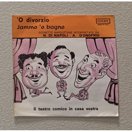 Enzo Armenio Vinile 7" 45 giri 'O Divorzio / Jammo 'O Bagno / 019 Nuovo