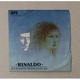 Rinaldo Vinile 7" 45 giri Io E Te Maria / L'Amore È Tutto Qui / ZBAC7232 Nuovo Rinaldo Vinile 7" 45 giri Io E Te Maria / L'Amore È Tutto Qui / ZBAC7232 Nuovo
