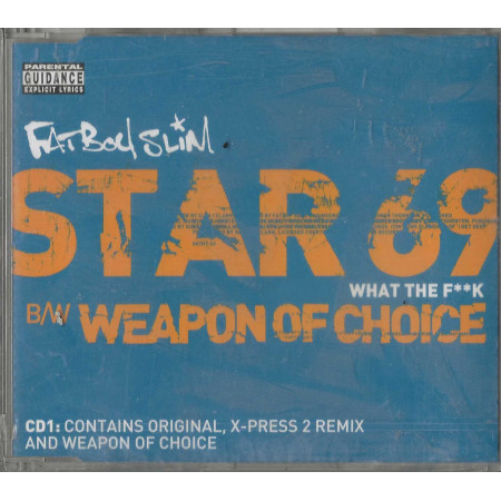 Fatboy Slim CD'S Singolo Star 69, Weapon Of Choice / Skint – SKI 6711192 Sigillato