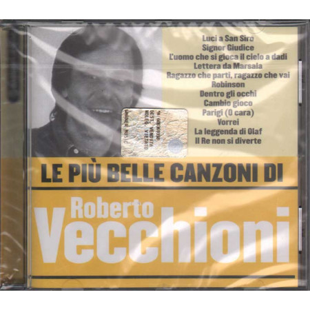 Roberto Vecchioni CD Le piu' belle canzoni di  Nuovo Sigillato 5050467967823