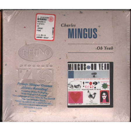 Charles Mingus -  CD Oh Yeah Digipack Nuovo Sigillato 0081227558925