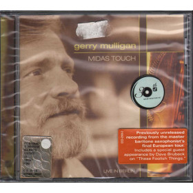 Gerry Mulligan CD Midas Touch Live In Berlin / Concord Sigillato 0013431216926 Gerry Mulligan -  CD Midas Touch Live In Berlin Nuovo Sigillato 0013431216926