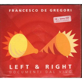 Francesco De Gregori CD DVD Left & Right Documenti Dal Vivo / Caravan Sigillato Francesco De Gregori CD DVD Left & Right Documenti Dal Vivo / Caravan