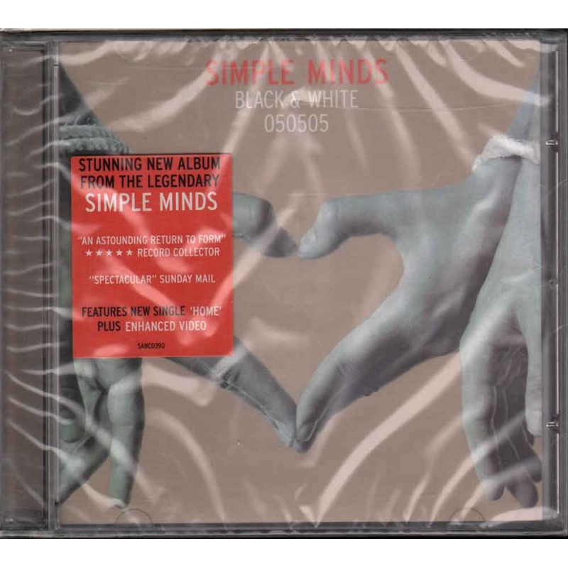 Simple Minds CD Black & White 050505 Nuovo Sigillato 5050159039029 Simple Minds CD Black & White 050505 Nuovo Sigillato 5050159039029