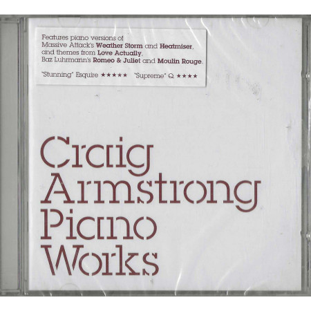 Craig Armstrong CD Piano Works / When! – WENCD225 Sigillato