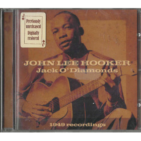 John Lee Hooker CD Jack O'Diamonds 1949 Recordings / Eagle Records – EAGCD279 Sigillato John Lee Hooker CD Jack O'Diamonds 1949 Recordings / Eagle Records – EAGCD279 Sigillato