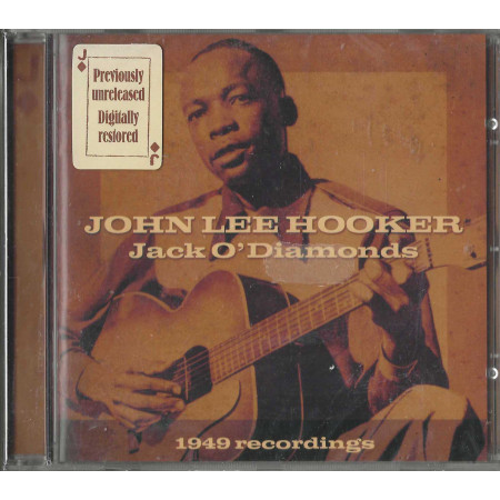 John Lee Hooker CD Jack O'Diamonds 1949 Recordings / Eagle Records – EAGCD279 Sigillato