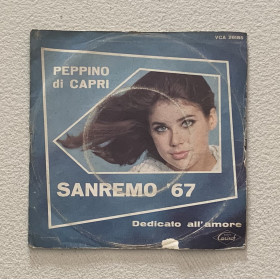 Peppino Di Capri Vinile 7" 45 giri Dedicato All'Amore / Dillo A Tuo Padre Nuovo Peppino Di Capri Vinile 7" 45 giri Dedicato All'Amore / Dillo A Tuo Padre Nuovo