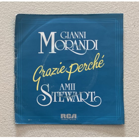 Gianni Morandi, Amii Stewart Vinile 7" 45 giri Grazie Perché / Magari Nuovo Gianni Morandi, Amii Stewart Vinile 7" 45 giri Grazie Perché / Magari Nuovo