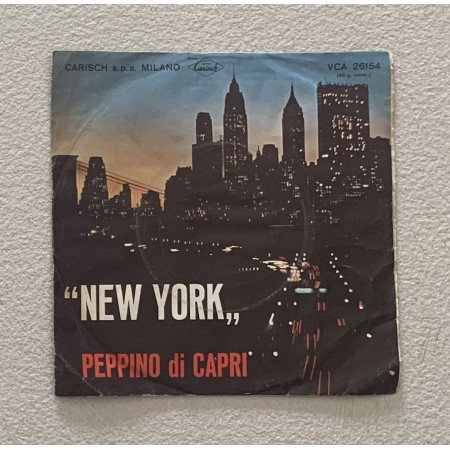 Peppino Di Capri Vinile 7" 45 giri New York / Dammi La Primavera Nuovo