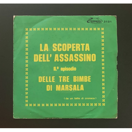 Maria Carmen Vinile 7" 45 giri La Scoperta Dell'Assassino Delle Tre Bimbe Di Marsala Nuovo