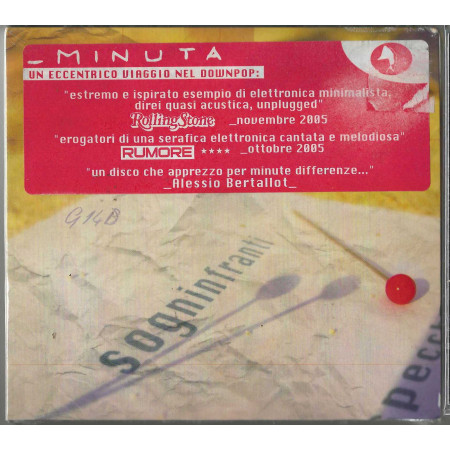 Minuta ‎CD Sogninfranti / N3 Music – n3014cd Sigillato
