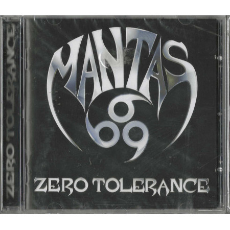 Mantas CD Zero Tolerance / Demolition Records – DEMCD139 Sigillato