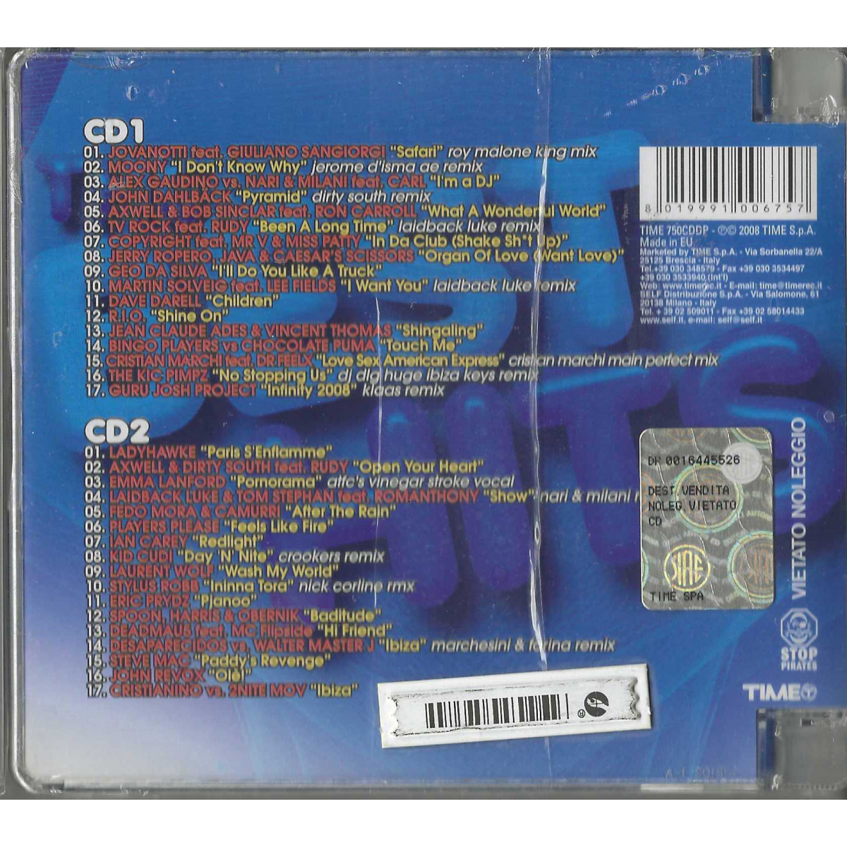 Various CD The Best Hits / TIME – 750CDDP Sigillato