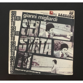 Gianni Migliardi Vinile 7" 45 giri Sei Stata Tu / Non Era Primavera Nuovo Gianni Migliardi Vinile 7" 45 giri Sei Stata Tu / Non Era Primavera Nuovo