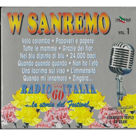 Various CD W Sanremo 1951-1969 - Vol.1/ Duck Record – 8012958280016 Sigillato