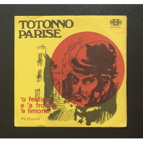 Totonno Parisi Vinile 7" 45 giri 'O Festino E 'A Fronna 'E Limone Pt. 1 & 2 Nuovo Totonno Parisi Vinile 7" 45 giri 'O Festino E 'A Fronna 'E Limone Pt. 1 & 2 Nuovo