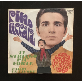 Pino Riccardi Vinile 7" 45 giri Ti Stringo Più Forte / Fammi Un Favore Nuovo Pino Riccardi Vinile 7" 45 giri Ti Stringo Più Forte / Fammi Un Favore Nuovo
