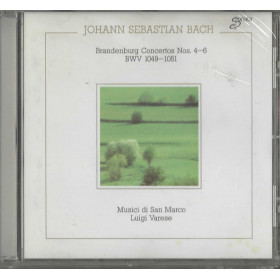 Johann Sebastian Bach CD Brandenburg Concertos Nos 4-6 / 91002 Sigillato Johann Sebastian Bach CD Brandenburg Concertos Nos 4-6 / 91002 Sigillato