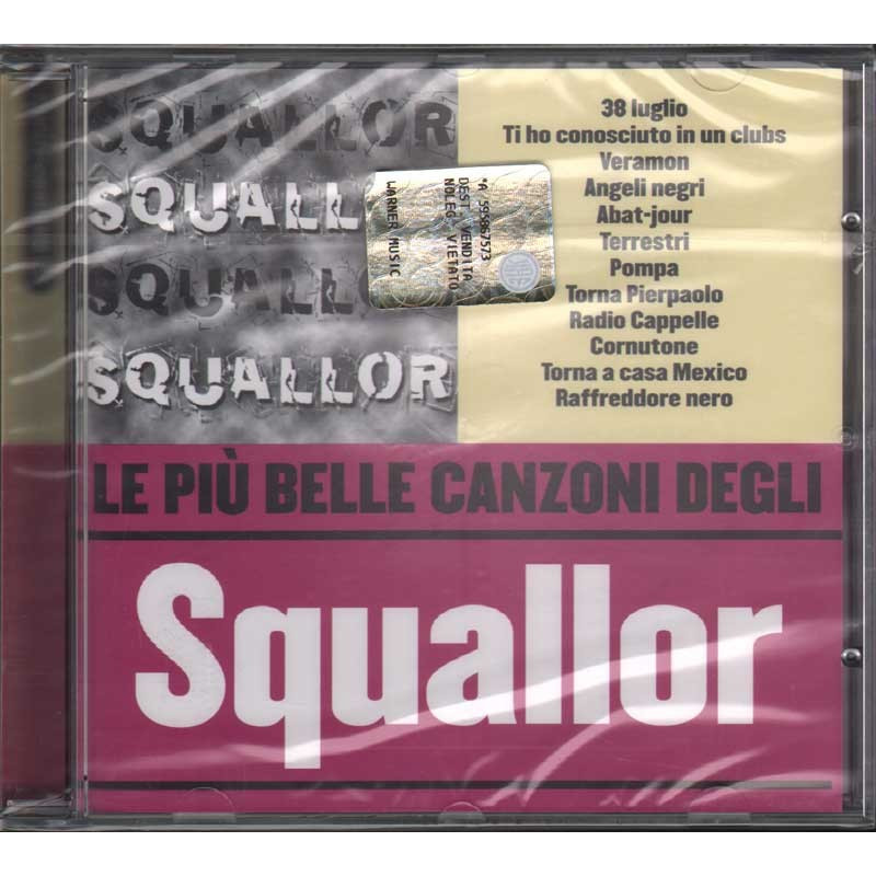 Squallor CD Le Piu' Belle Canzoni Degli Squallor Nuovo Sigillato 5050467968028 Squallor CD Le Piu' Belle Canzoni Degli Squallor Nuovo Sigillato 5050467968028
