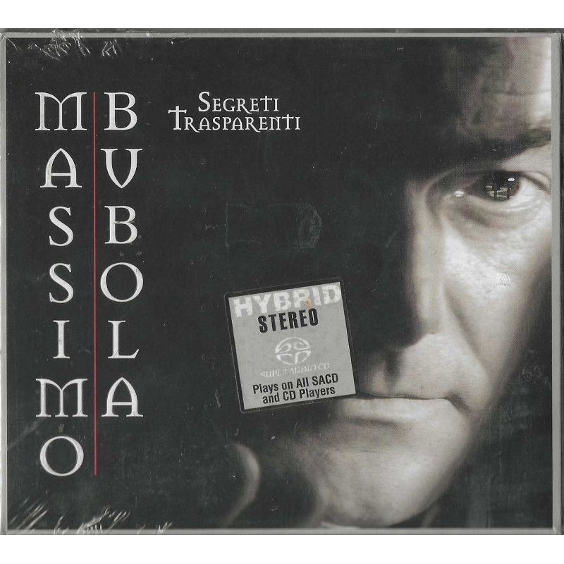 Massimo Bubola CD Segreti Trasparenti / Eccher Music – EM04570CD Sigillato
