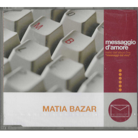 Matia Bazar CD 'S Singolo Messaggio D'Amore / Bazar Music – BZR6724721 Sigillato