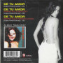 Natalia Oreiro CD 'S Singolo De Tu Amor / Zafiro – 74321669662 Sigillato