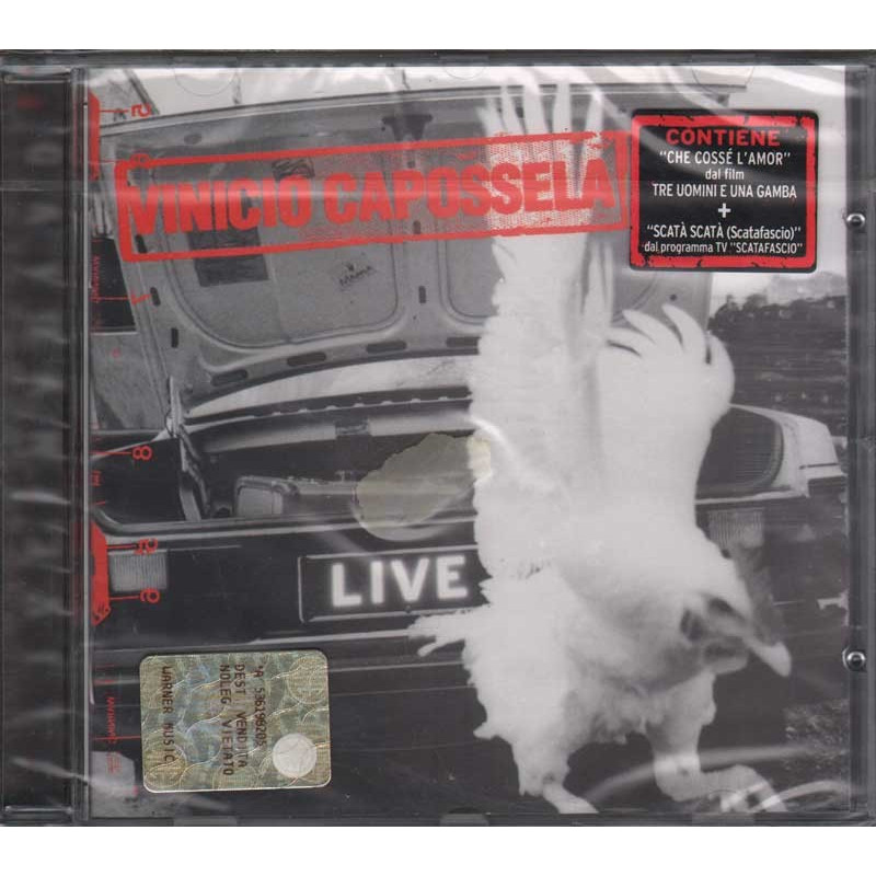 Vinicio Capossela CD Live In Volvo Liveinvolvo Nuovo Sigillato 0639842245425 Vinicio Capossela CD Live In Volvo Liveinvolvo Nuovo Sigillato 0639842245425