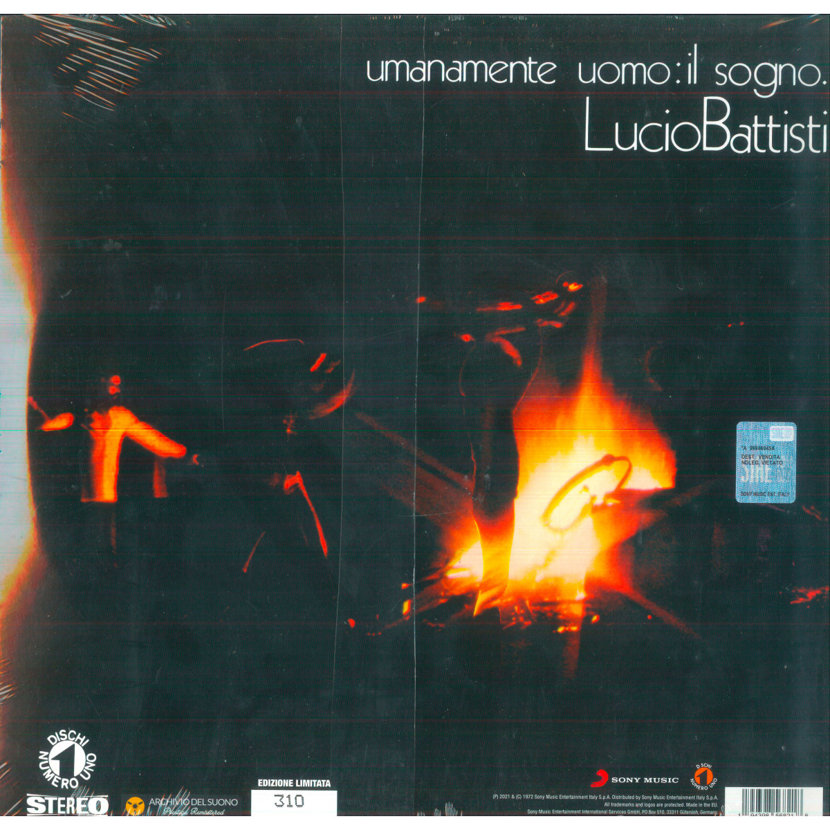 Lucio Battisti LP Vinile Umanamente Uomo: Il Sogno / 19439856821