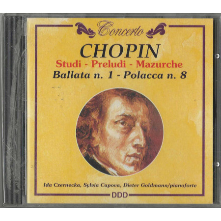 Frédéric Chopin CD Studi, Preludi, Mazurche / Concerto  – CD58010 Sigillato