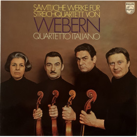 Webern, Quartetto Italiano LP Sämtliche Werke Für Streichquartett Nuovo  Webern, Quartetto Italiano LP Sämtliche Werke Für Streichquartett Nuovo 