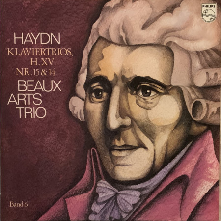 Haydn, Beaux Arts Trio ‎LP Piano Trios, H. XV Nos. 15 & 14 (Vol. 6) Nuovo ‎