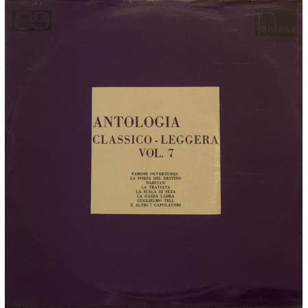 Various ‎LP Antologia Classico - Leggera Vol. 7 / Fontana – 6736005 Nuovo ‎