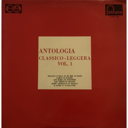 Various ‎LP Antologia Classico - Leggera Vol. 1 / Fontana – 6736007 Nuovo ‎