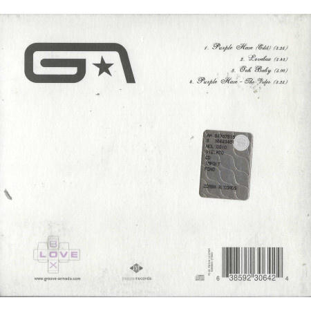 Groove Armada CD S Singolo Purple Haze Pepper Records 9230642