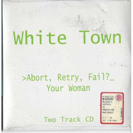 White Town CD 'S Singolo Your Woman / Chrysalis – 724388366922 Sigillato