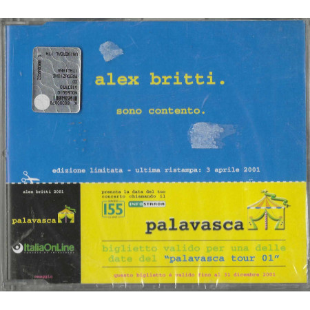 Alex Britti CD 'S Singolo Sono Contento / Universal – 5728142 Sigillato