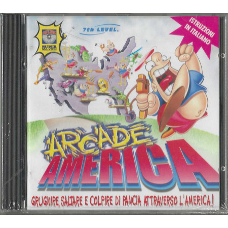 Arcade America CD ROM Grugnire Saltare E Colpire Di Pancia / Sigillato