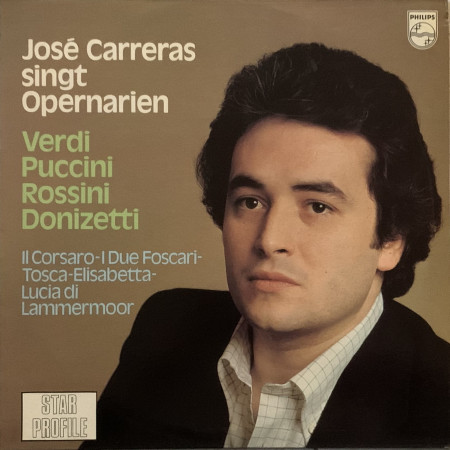 Carreras, Verdi, Puccini ‎LP José Carreras Singt Opernarien Nuovo ‎